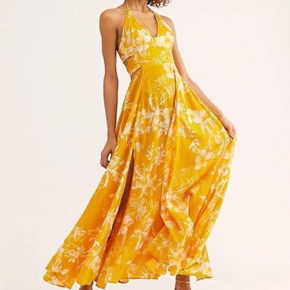 Free People Dresses & Skirts - NWT Free People | Lille Maxi Dress | Yellow